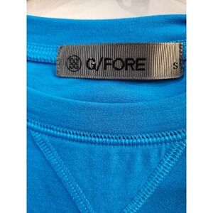 G/FORE Mens Cotton Cashmere Crewneck Pullover Catalina Blue GMM000007 S